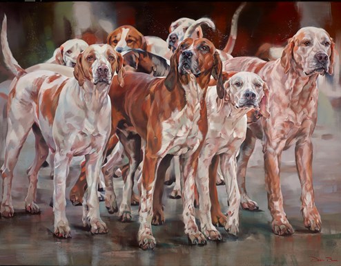 Stand Together by Debbie Boon - Original Painting on Box Canvas